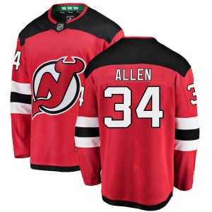 Youth New Jersey Devils Jake Allen Fanatics Branded Breakaway Home Jersey - Red