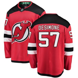 Youth New Jersey Devils Nick DeSimone Fanatics Branded Breakaway Home Jersey - Red