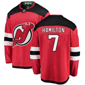 Youth New Jersey Devils Dougie Hamilton Fanatics Branded Breakaway Home Jersey - Red