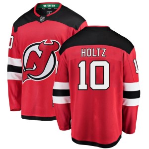Youth New Jersey Devils Alexander Holtz Fanatics Branded Breakaway Home Jersey - Red