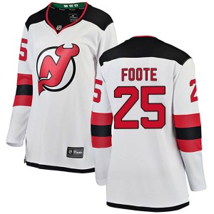 Women's New Jersey Devils Nolan Foote Fanatics Branded Breakaway Away Jersey - White