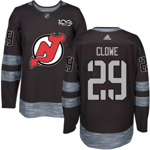 Youth New Jersey Devils Ryane Clowe Authentic 1917-2017 100th Anniversary Jersey - Black