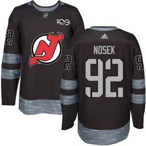 Youth New Jersey Devils Tomas Nosek Authentic 1917-2017 100th Anniversary Jersey - Black