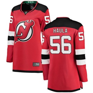 Women's New Jersey Devils Erik Haula Fanatics Branded Breakaway Home Jersey - Red