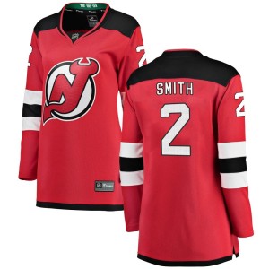 Women's New Jersey Devils Brendan Smith Fanatics Branded Breakaway Home Jersey - Red