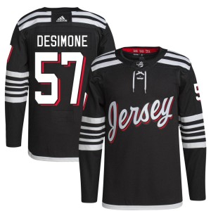 Youth New Jersey Devils Nick DeSimone Adidas Authentic 2021/22 Alternate Primegreen Pro Player Jersey - Black