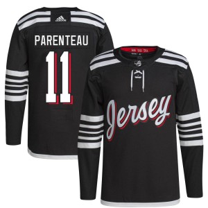 Youth New Jersey Devils P. A. Parenteau Adidas Authentic 2021/22 Alternate Primegreen Pro Player Jersey - Black
