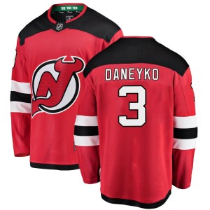 Men's New Jersey Devils Ken Daneyko Fanatics Branded Breakaway Home Jersey - Red