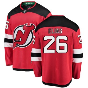 Men's New Jersey Devils Patrik Elias Fanatics Branded Breakaway Home Jersey - Red