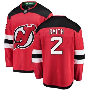 Men's New Jersey Devils Brendan Smith Fanatics Branded Breakaway Home Jersey - Red